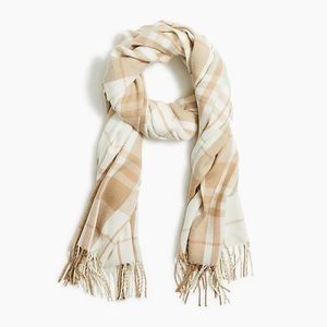NWT Jcrew Classic Plaid Scarf